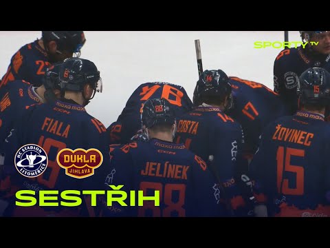 HC Stadion Litoměřice vs. HC Dukla Jihlava 2:1 | Maxa liga | 43. kolo | SESTŘIH