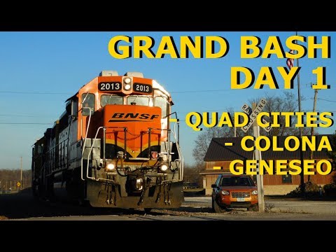 Grand Bash: Day 1 - Railfanning the Quad Cities Area!