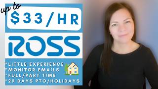 Ross is Hiring Remote plus Little Experience Work From Home Jobs 2026