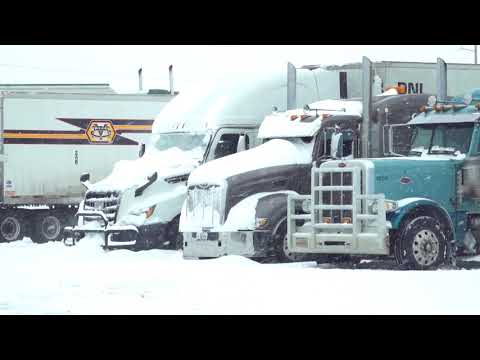 04-02-2020 Box Elder, SD - Dangerous Whiteout Conditions, Semi Trucks, Interstate Slide-Offs