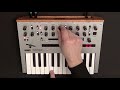 Korg monologue - Factory Presets Demo (no talking)