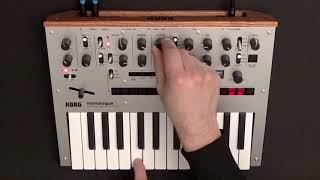 Video thumbnail for Korg monologue - Factory Presets Demo (no talking) by wolfgang S vukan