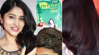 Henna On Hair | How to make henna paste for darker hair color and hair growth.