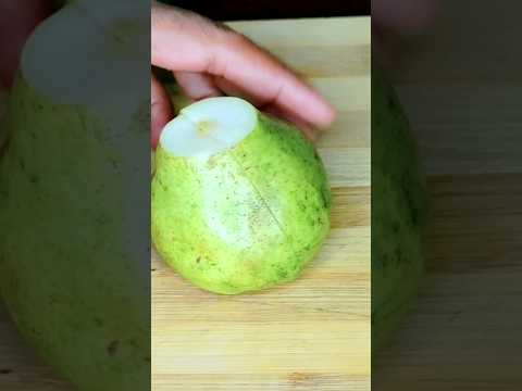 How To Cut Pear 🍐 Easily #shorts #shortvideo #pear @asthazkitchen4781