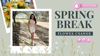 Spring Break Flower Change