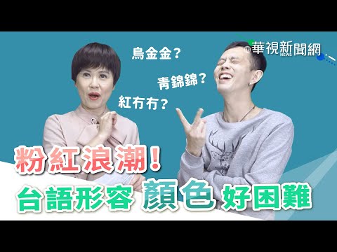 【台語珍輪轉】粉紅浪潮！ 顏色形容詞好困難