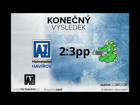 AZ Heimstaden Havířov - DRACI PARS ŠUMPERK 2:3pp (9.1.2021) - sestřih zápasu