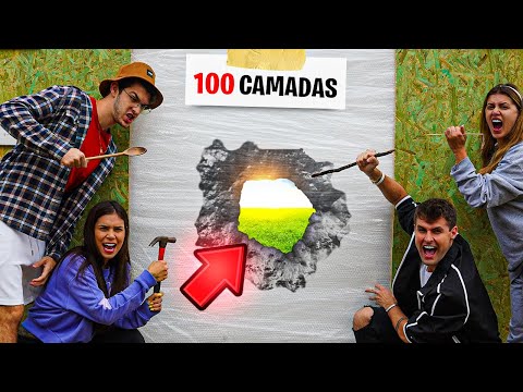 PRESOS DENTRO DE 100 CAMADAS DE PLÁSTICO BOLHA!! ( DESAFIO IMPOSSÍVEL ) [ REZENDE EVIL ]