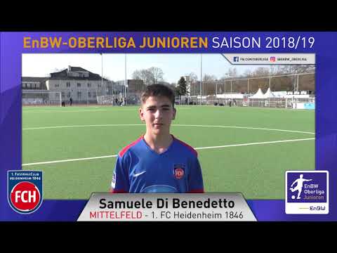 EnBW-Oberliga - 1. FC Heidenheim 1846 - Samuele Di Benedetto
