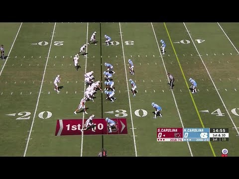 NCAA 2019  Week 01  South Carolina Gamecocks vs  North Carolina Tar Heels
