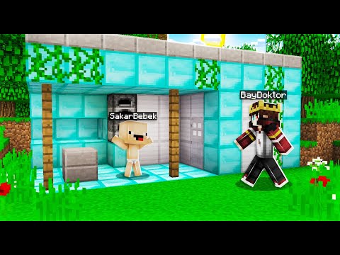 1000$ GÜVENLİ ELMAS EV !! 😱 - Minecraft