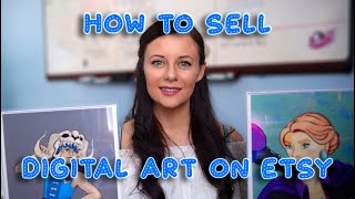 How to Sell Digital Art Commissions on Etsy - 4 Tips to Get Started!