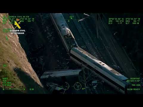[VIDEO] Vistas aéreas del terrible accidente ferroviario en la provincia de Córdoba