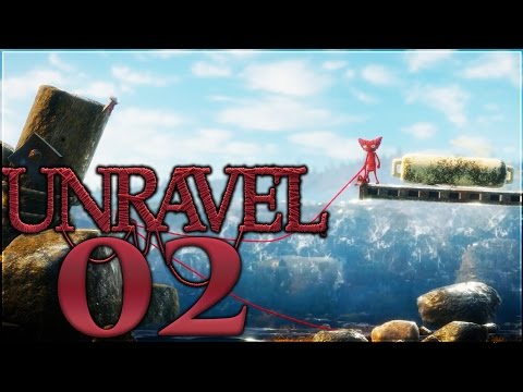 Unravel Walkthrough Part 2 | The Sea | No Commentary Gameplay
