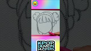 KPOP Demon Hunters ZOEY Drawing #kpopdemonhunters #drawing