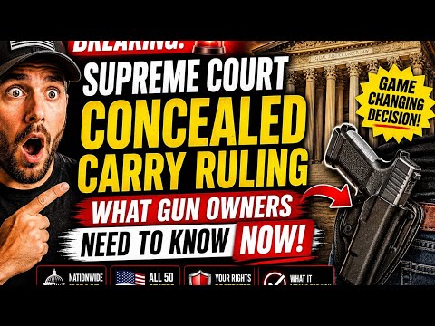 BREAKING: Supreme Court Concealed Carry Ruling — What Gun Owners Need to Know Now
