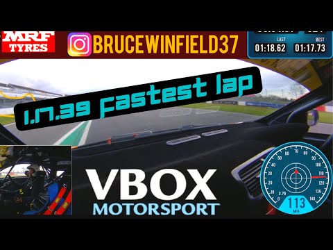 EP3 Honda Civic Cup Car | 1:17.39 | Donington | OnBoard Bruce Winfield | Area motorsport