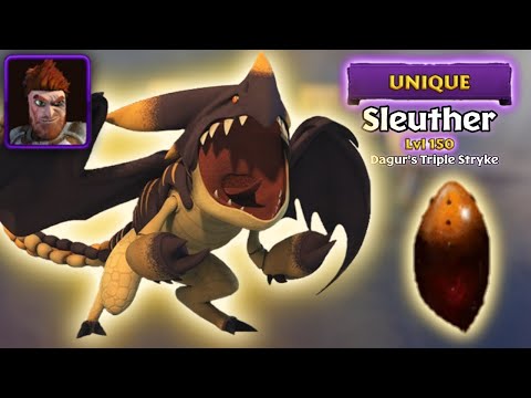 Sleuther (Dagur's Unique Triple Stryke) Max Level 150 Titan Mode | Dragons: Rise of Berk