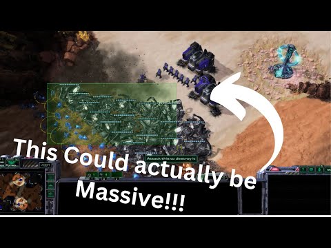 There is a BUG on one of the NEW SC2 Ladder Maps!?