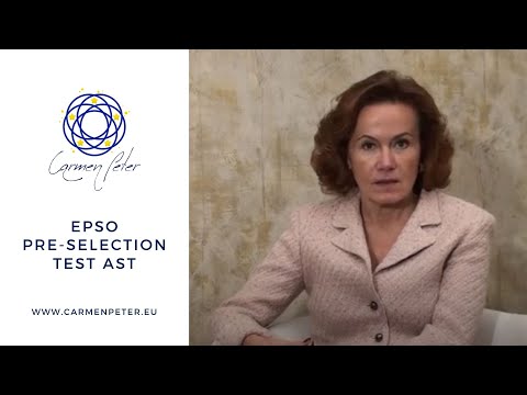 EPSO Pre-selection test AST