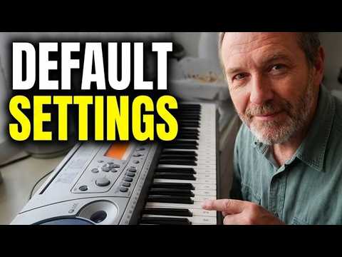 how to factory reset most Yamaha keyboards