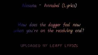 Alesana - Annabel (Lyrics)