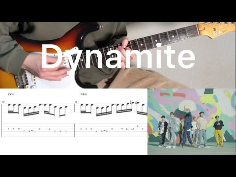 BTS - Dynamite【Yumiki Erino ver.】(guitar cover with tabs & chords)