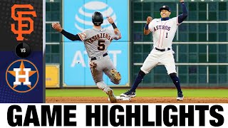 Zack Greinke, Martín Maldonado lift Astros | Giants-Astros Game Highlights 8/12/20