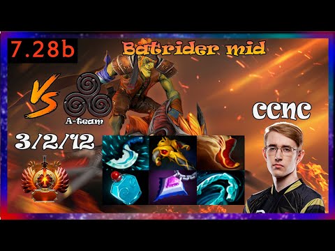 CCNC batrider mid vs a team| Quincy crew vs A-team | Full Gameplay 7.28b | Dota 2 Pro Replays