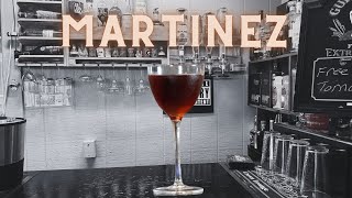 How To Make the Martinez Cocktail at Home!