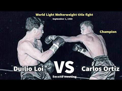 Carlos Ortiz vs Duilio Loi (second meeting) (Highlights)
