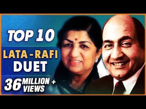 Mohammad Rafi & Lata Mangeshkar Hits | Top 10 Lata & Rafi Duet Songs |  Old Hindi Songs Collection