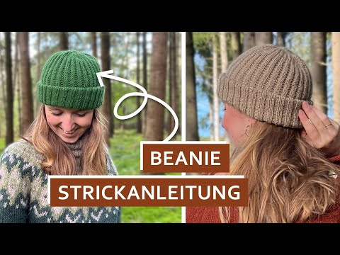 Sehr einfache Strickanleitung für Mütze in jeder Größe // Schritt für Schritt Anleitung