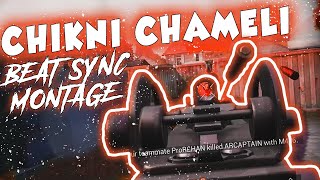 CHIKNI CHAMELI BEST BEAT SYNC PUBG MOBILE MONTAGE | VELOCITY EDITING 69 JOKER