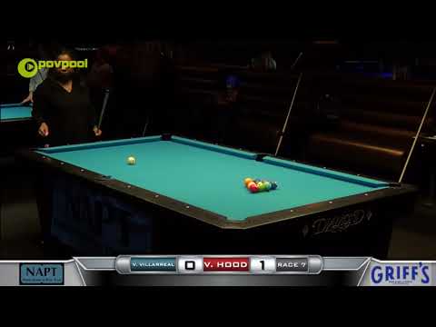 #1 - 10 BALL - Vivian VILLARREAL vs Vanessa HOOD - 2017 NAPT Desert Challenge