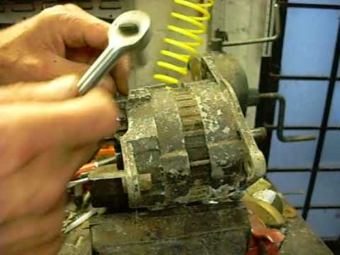 Classic Mini LUCAS 16 ACR alternator strip down and repair. Part 1. Part 2 has better quality video