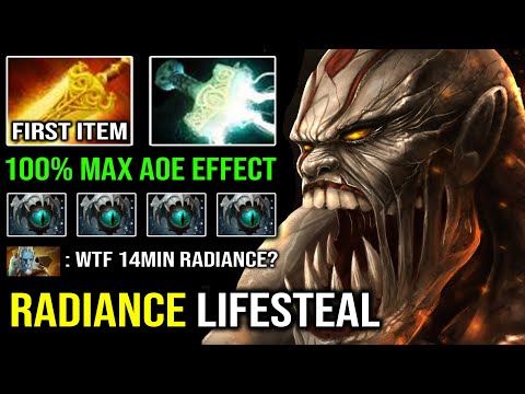 RADIANCE LIFESTEALER IS BACK!! 14Min Radiance Max Effect -50% Slow Skadi + Mjollnir Counter PL DotA