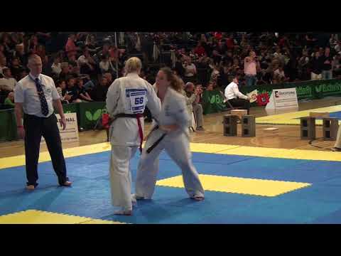 British Karate Kyokushinkai Nora Vaznelyte v Agata Winiarska