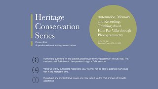 Automation, Memory, and Recording: Haw Par Villa through Digital Folklore and Photogrammetry video