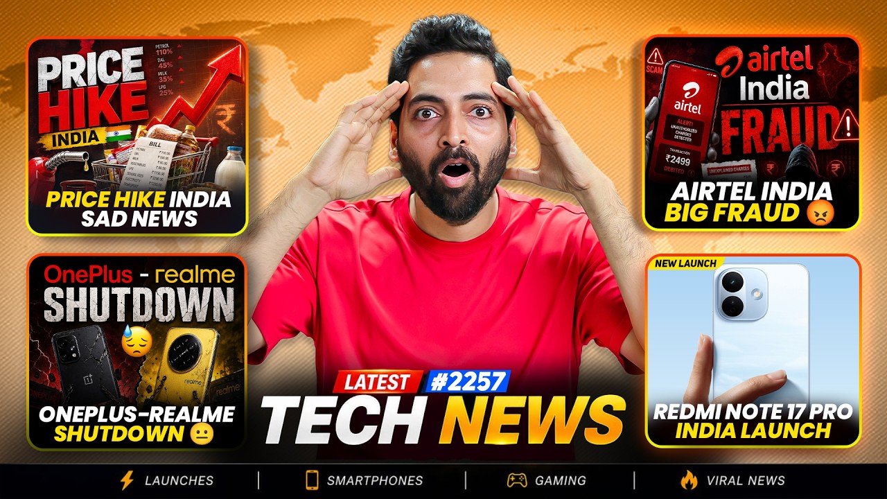 Price Hike Sad News😐,Airtel Big Fraud😡,Redmi Note 17 Pro India,Mac With 1.5TB Ram,Apple Vs ChatGPT
