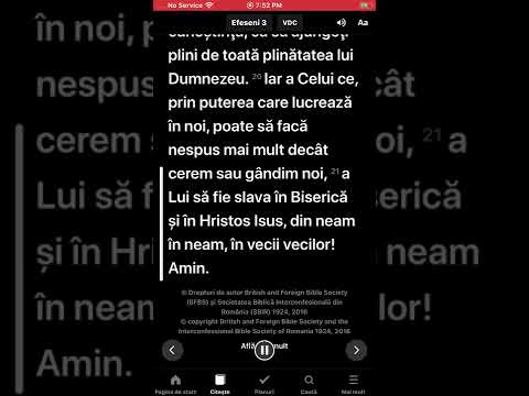 (10)  Efeseni - Noul Testament (cartea complecta audio)  BIBLIA ROMANA AUDIO cu text de urmarire
