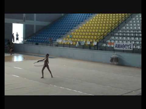 Themis Christodoulidou Hoop routine Cyprus Cup 2008