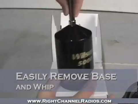 Wilson 5000 CB Antenna - Trunk Lip Mount
