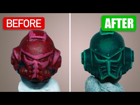 I learned to paint THIN edge highlights with shaky hands