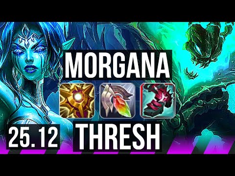 MORGANA & Jinx vs THRESH & Ashe (SUP) | KR Master | 25.12
