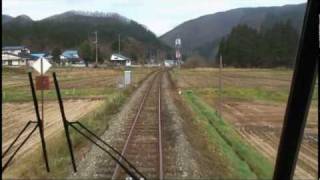 preview picture of video '展望動画 ― 晩秋の秋田内陸線～Akita Inland Line in Late Autumn'