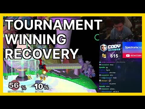 tournament winning recovery (CodySchwab) | Smash Melee Highlights