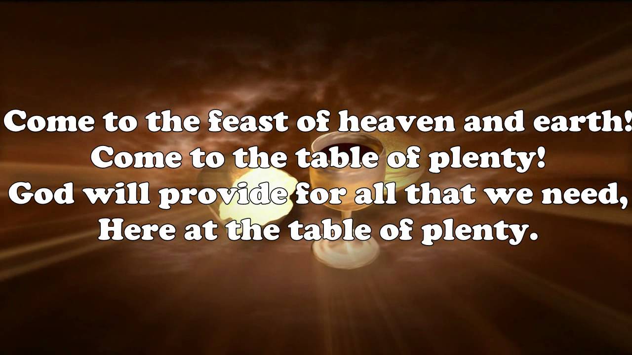 Songtext Dan Schutte Table Of Plenty Musikguru
