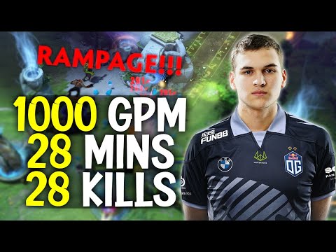 OG.bzm MASTER TIER hero 2X RAMPAGE - 28 KILLS in 28 mins game DOTA 2