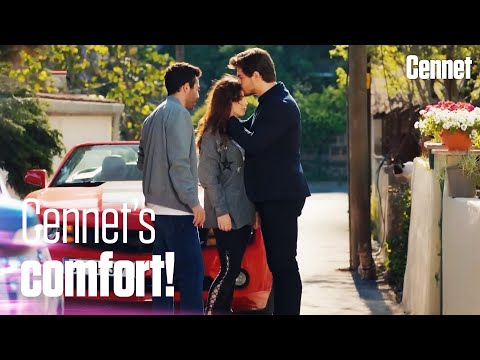 Selim kisses Cennet on her forehead! 💙- Cennet